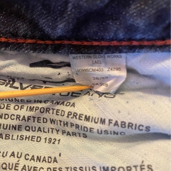 Silver Jeans Co. Lael Low Rise Flare Leg Jeans  Dark Wash Ladies W28/L33 - Picture 8 of 15